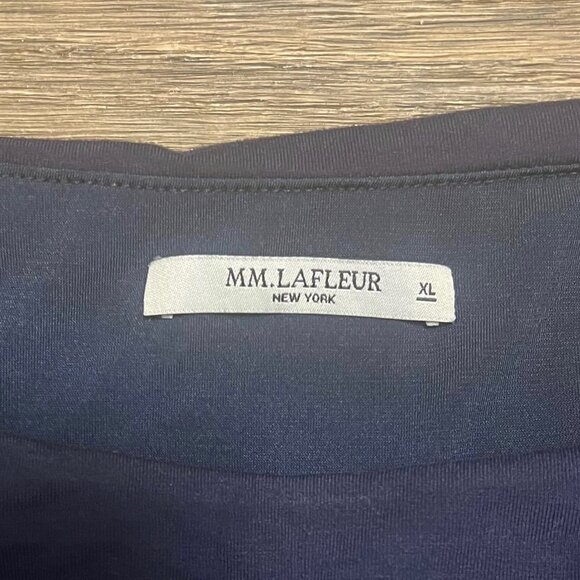 MM LaFleur Keiko Dress in Dark Iris Navy Blue Size XL - Picture 6 of 6